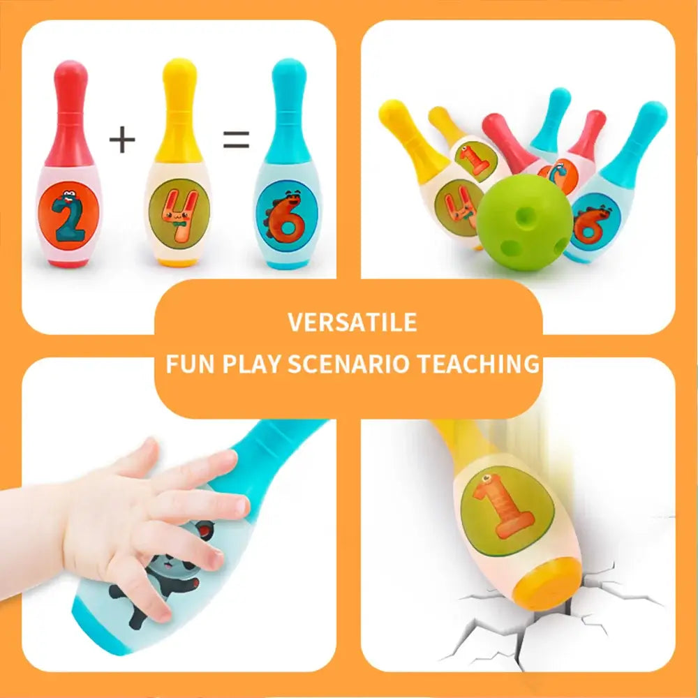Tier Bowling Lernspiel für Kinder