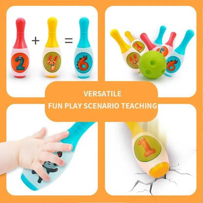 Tier Bowling Lernspiel für Kinder