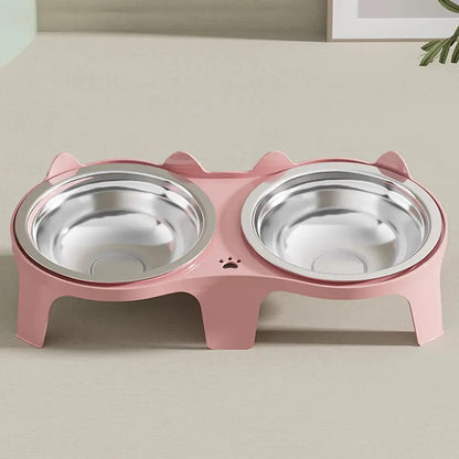 Edelstahl-Futternapf für Hunde und Katzen Petoria
