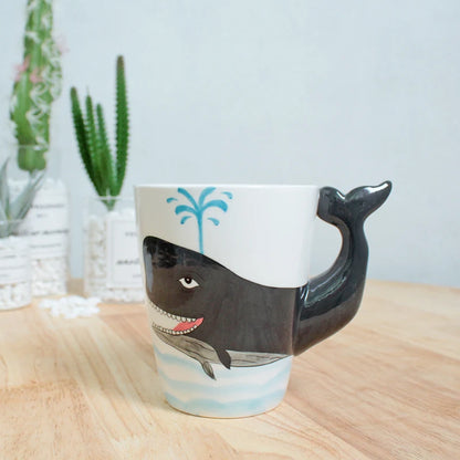 Dinosaurier Keramiktasse – 3D Kaffeebecher