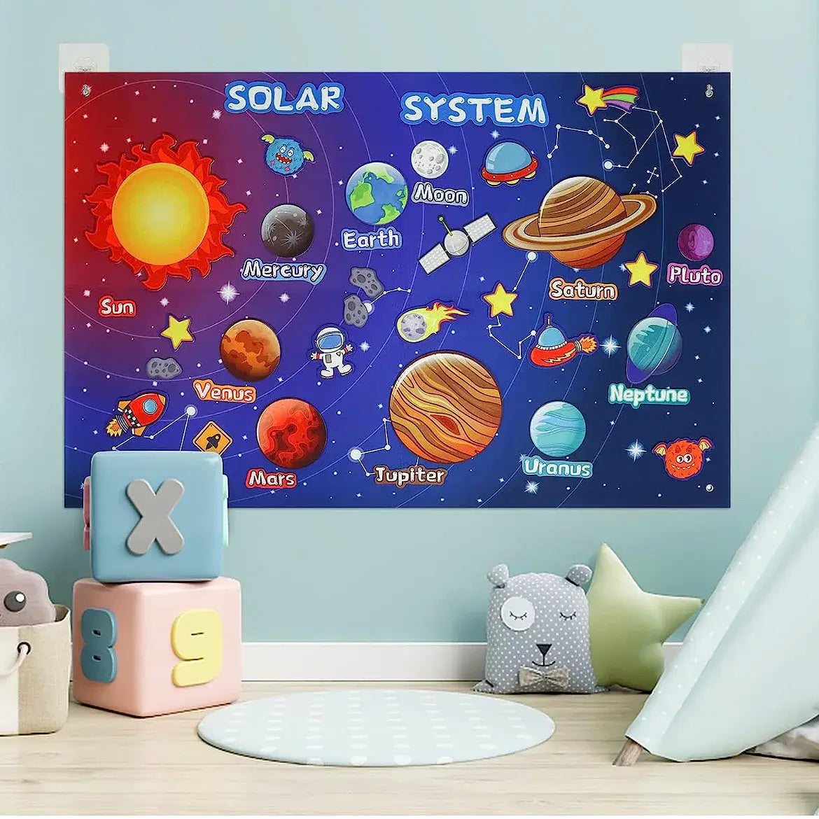 📖 Petoria™ Montessori Tier Filz Storyboard