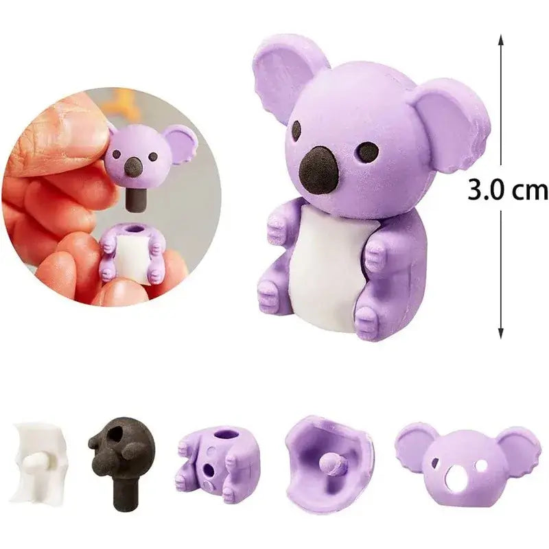 Tier Radiergummi – Petoria® Puzzle Eraser Set