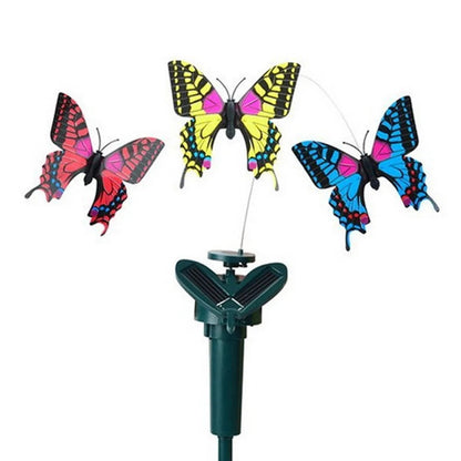 Realistic Solar Butterfly Bird Garden Decoration Outdoor Yard Waterproof Dancing Fluttering Butterflies Flying Humming Birds Petoria Store
