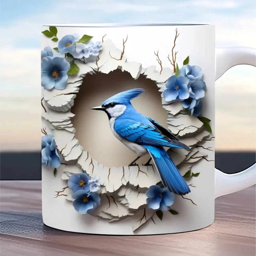3D Keramikbecher mit Tiermotiv Petoria