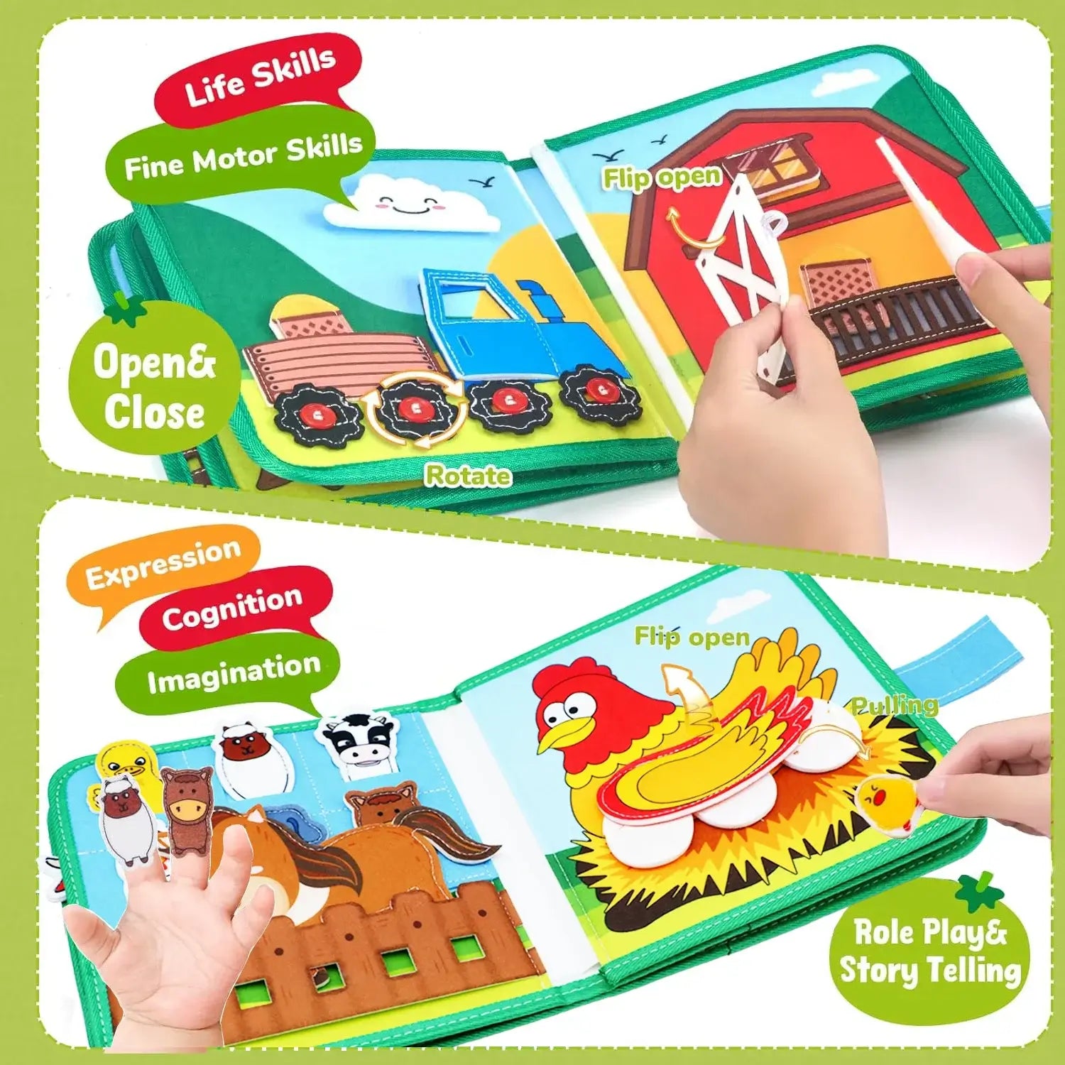 Montessori Busy Book mit Tieren
