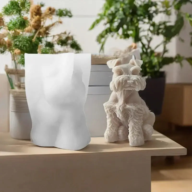 Hunde Kerzenform aus Silikon für DIY Kerzen