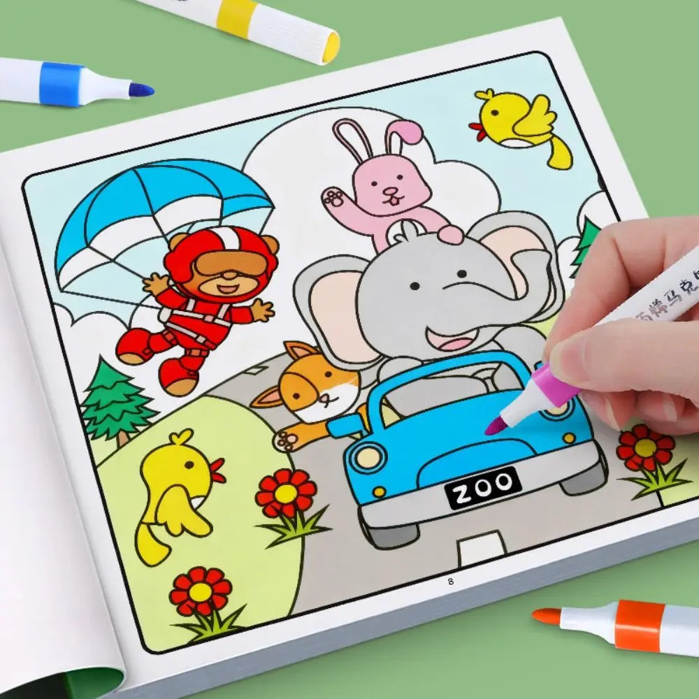 Kreative DIY Malbuch Pädagogisches Sinnes Spielzeug Für Kinder Graffiti Malerei Buch Montessori Zeichnung Spielzeug Geschenk