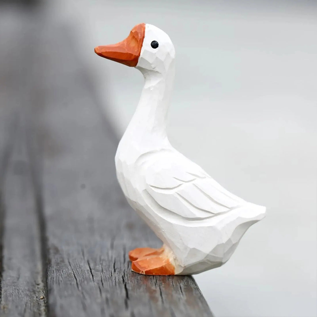 Pinguin Holzfigur – Handgeschnitzte Tierdekoration Petoria