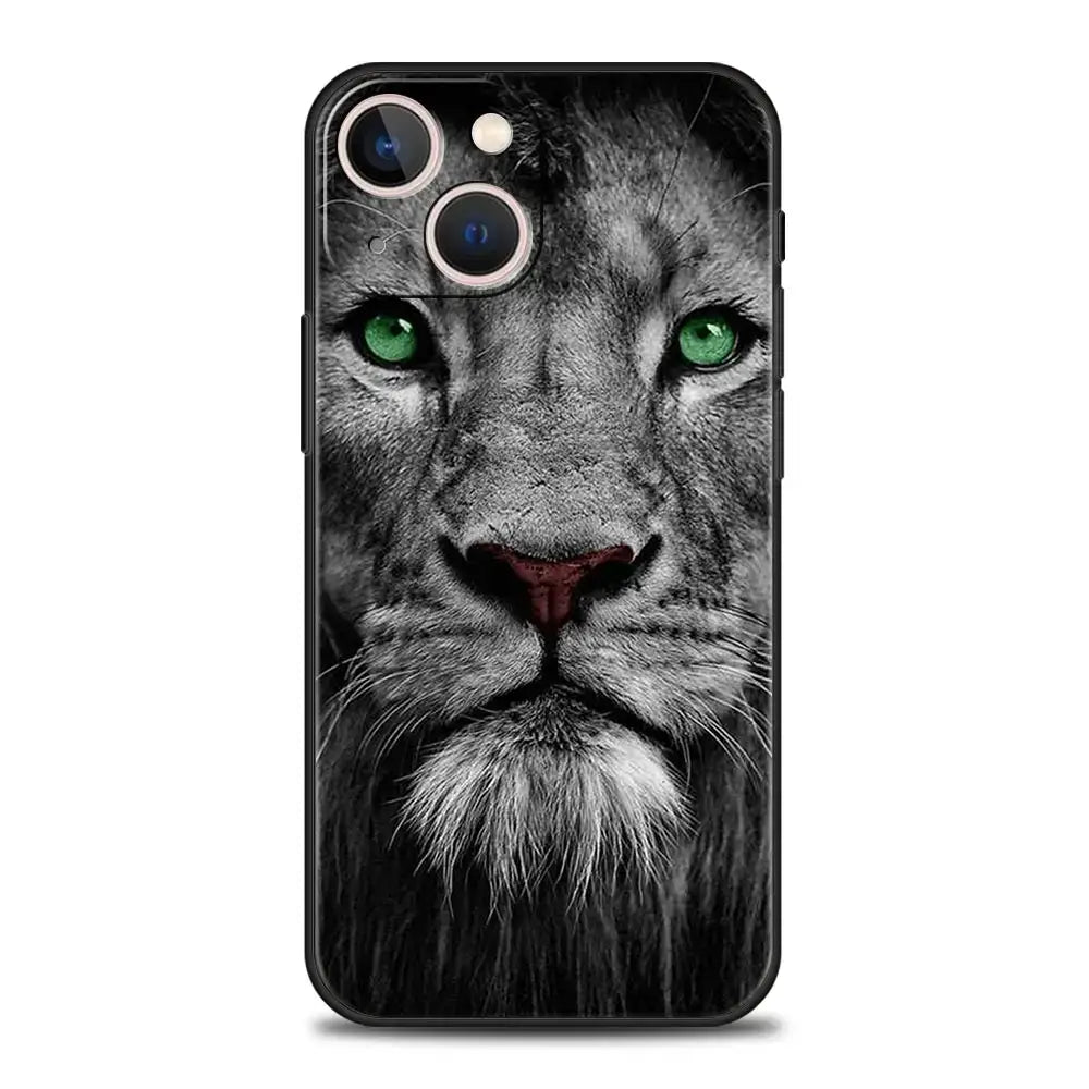 Löwen Handyhülle für iPhone mit Robustem Schutz