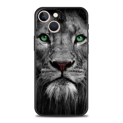 Löwen Handyhülle für iPhone mit Robustem Schutz