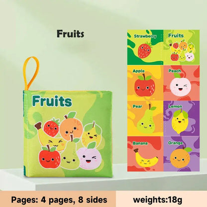Sensorisches Stoffbuch für Babys Montessori