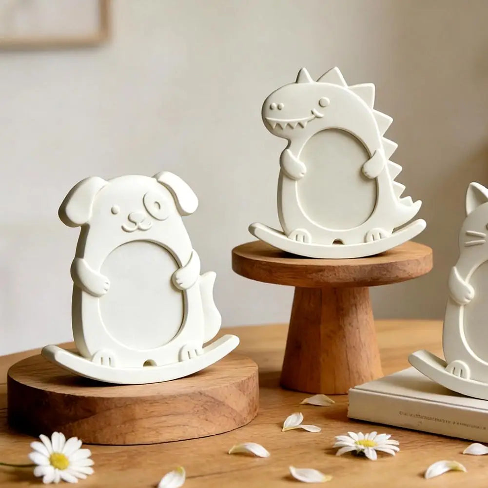 DIY Cartoon Pet Photo Frame Mold Diy Creative Photo Silicone Tools Desktop Souvenirs Pet Frame Mold Decor Ornament Craft G3V3 Petoria Store