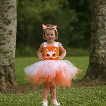 🦊 Petoria™ Fuchs Tutu Kostüm für Kinder