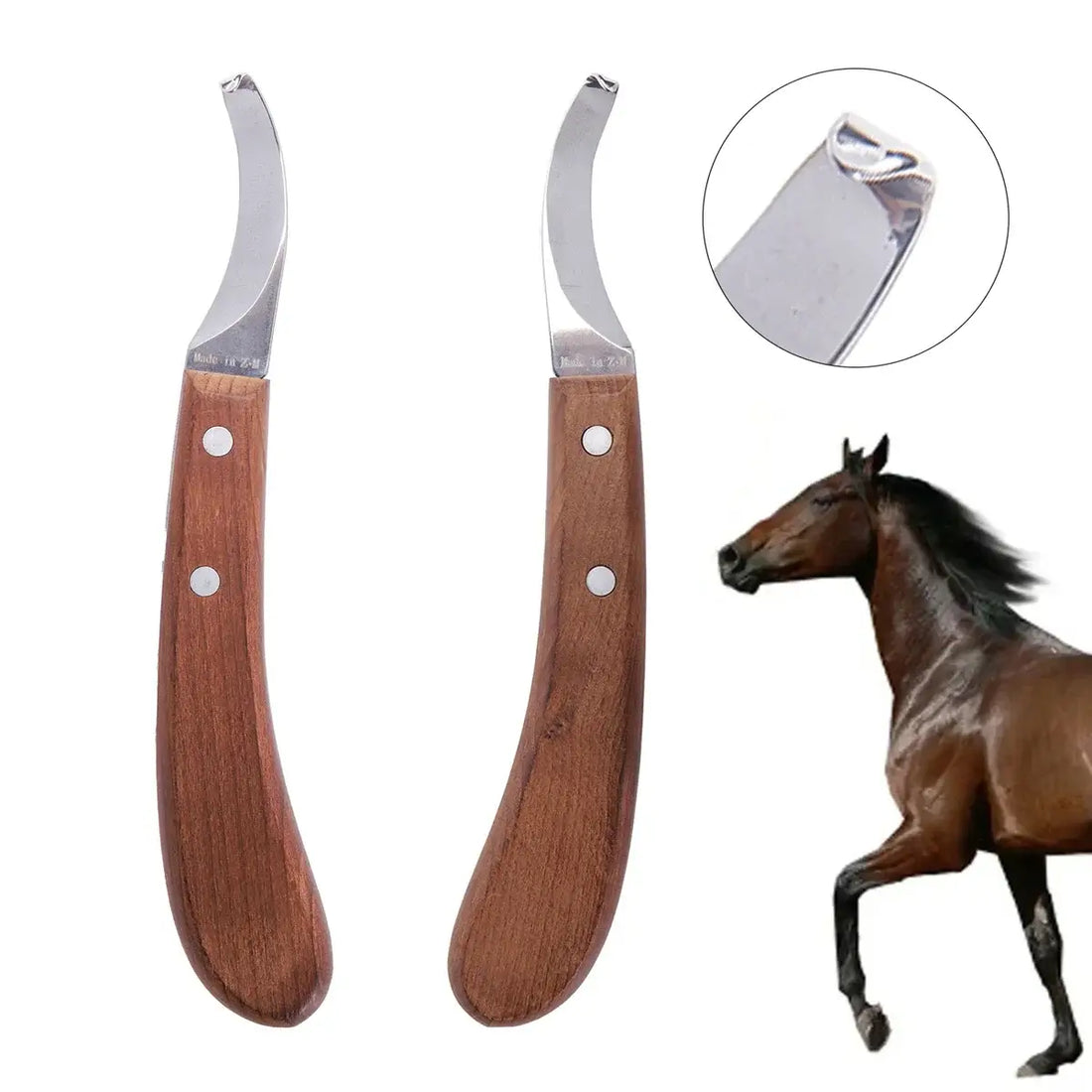 🛠️ Petoria™ Edelstahl Hufmesser