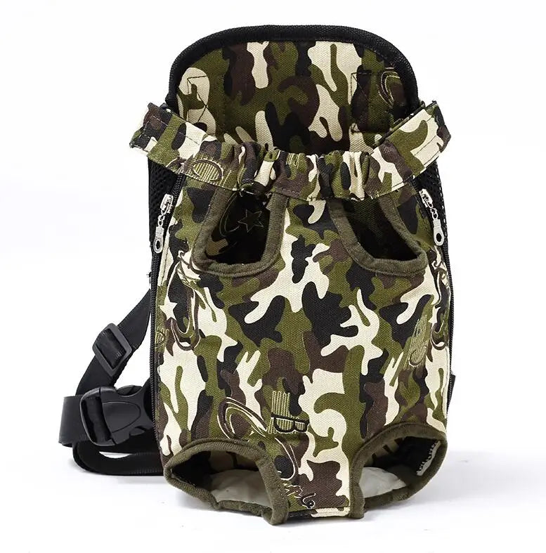 Outdoor Haustier Hunde träger Rucksack atmungsaktive Tarnung Reise produkte Taschen für kleine Hund Katze Chihuahua Teddy Mesh Rucksack
