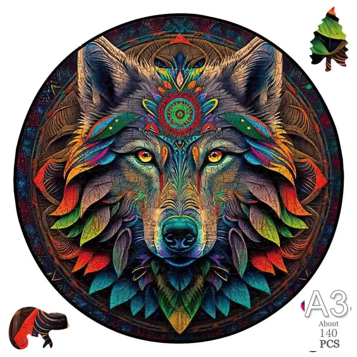 Holztier Puzzle Petoria