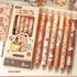 Radierbare Capybara Gelstifte 6er Set von Petoria mit verspieltem Design und bunten Farben.