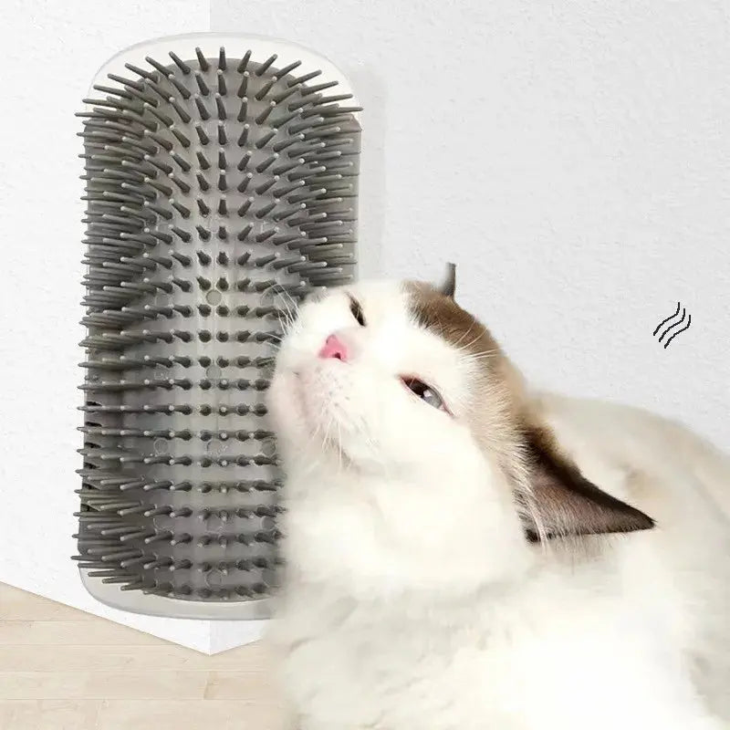 Selbstklebende Eck-Massagebürste für Katzen Petoria