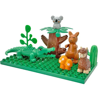 🦒 Petoria™ Tier Bausteine Lernset