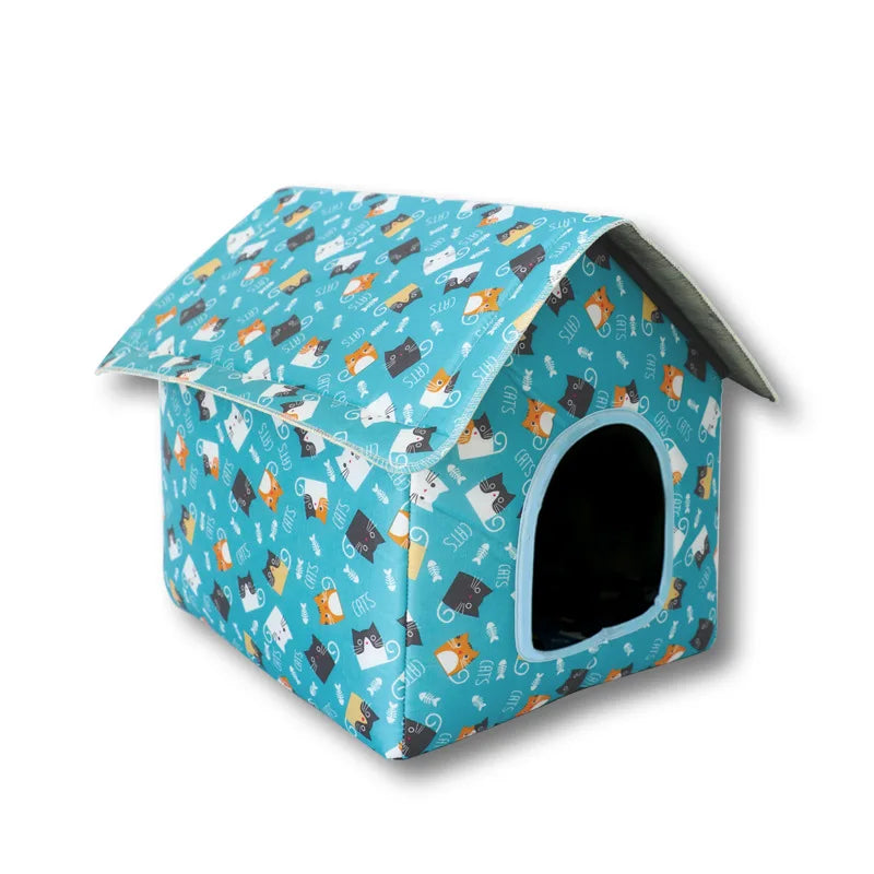 Water-resistant Foldable and Detachable Pet House Ideal for Cats Dogs in Outdoor Environments Cat House Cats Home Pet Supplies Petoria Store