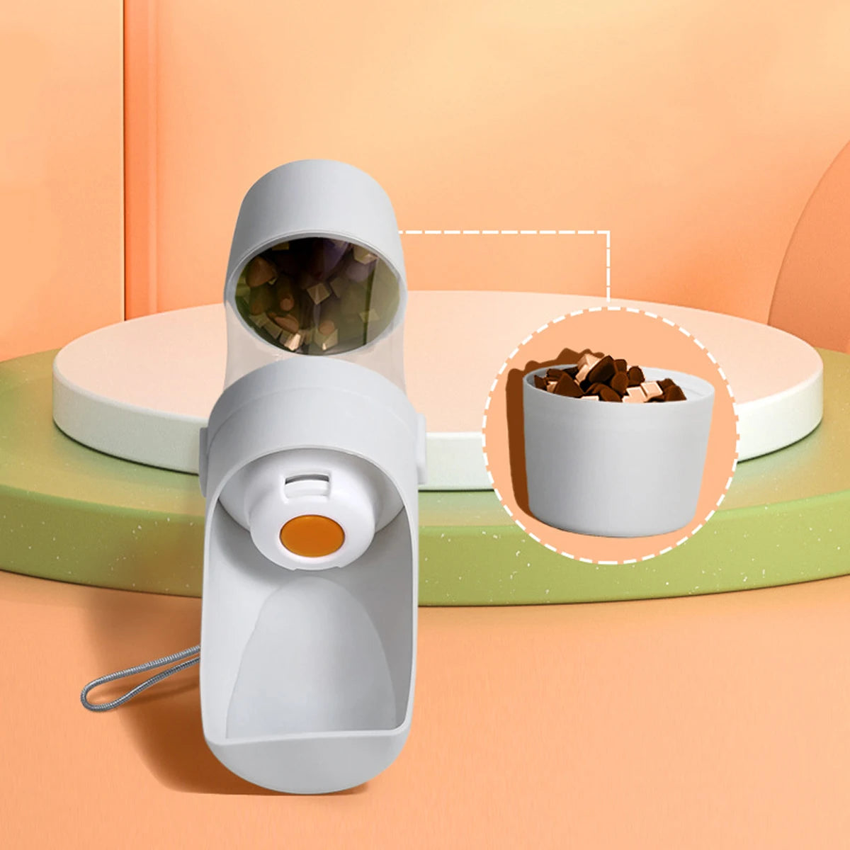 Portable Dog Cat Water Bottle with Storage Food and Water Container for Puppy Pets dogs Feeder Bowl Outdoor Travel Pet supplies Petoria Store