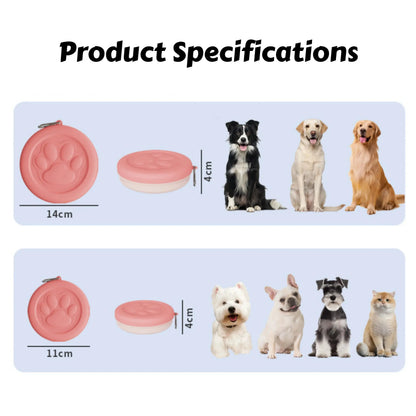 Tragbarer 2-in-1 Reisenapf für Hunde mit Futter- und Wasserfach Petoria