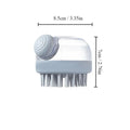 1pc Haustier Bade bürste weiches Silikon mit Shampoo Spender sanfte Massage zum Pflegen und Reinigen von Fell und Haar