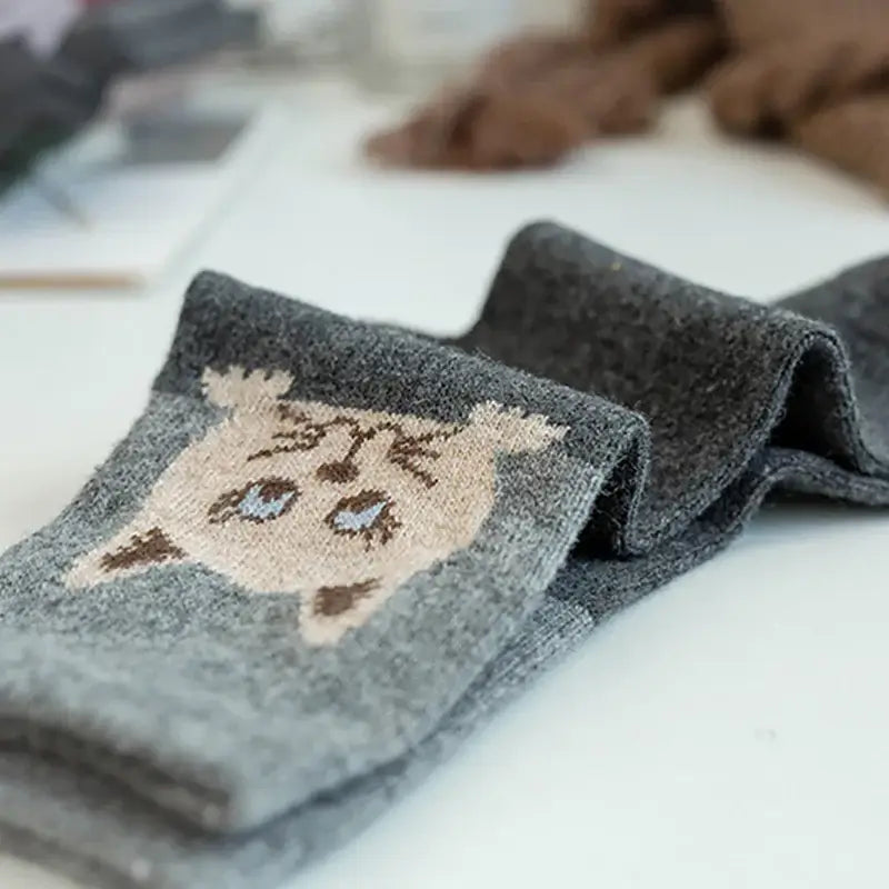 Cartoon Katzen Socken Set – 5 Paar | Petoria™