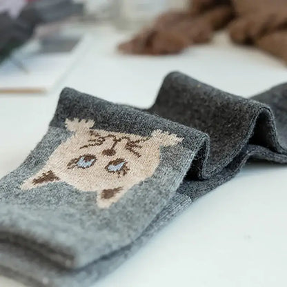 Cartoon Katzen Socken Set – 5 Paar | Petoria™
