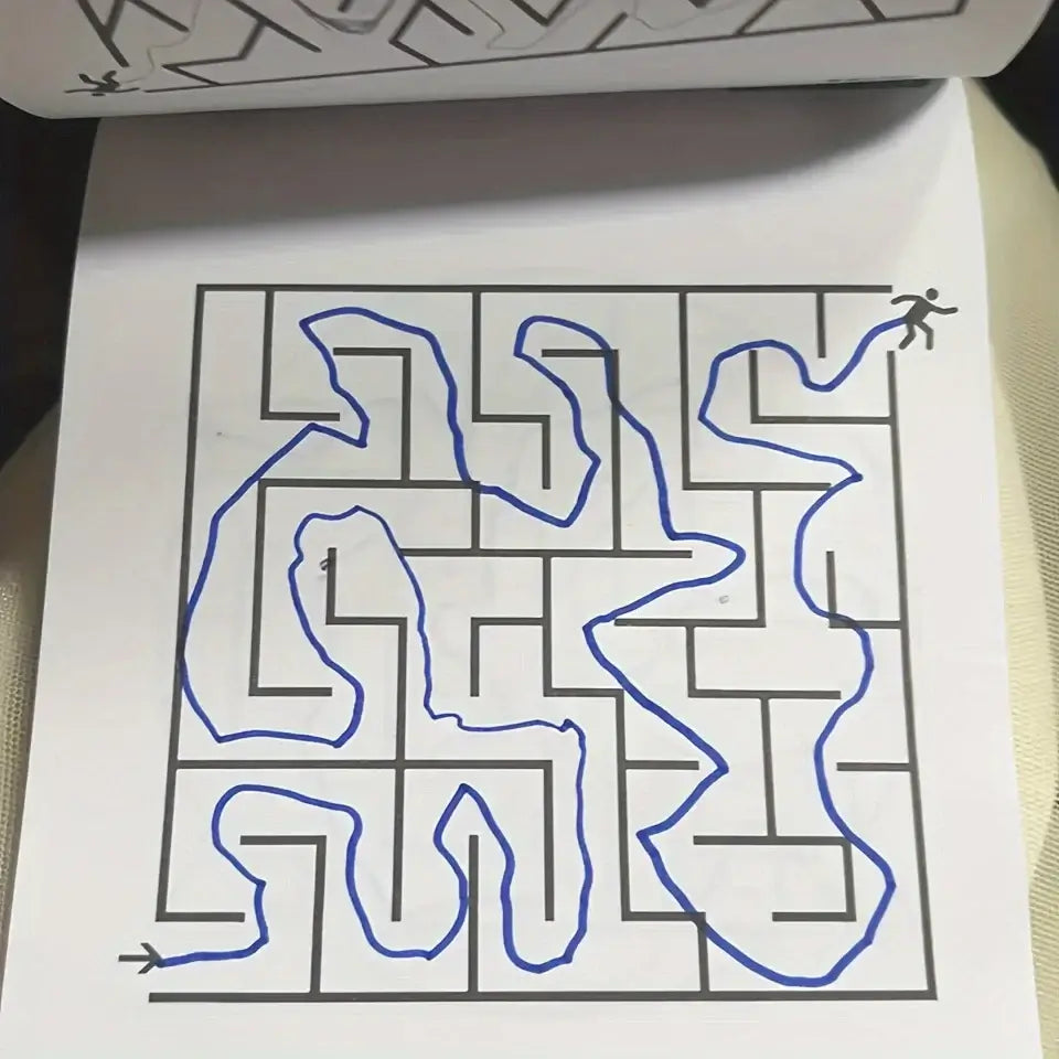 Labyrinth Lernbuch für Kinder mit Übungen