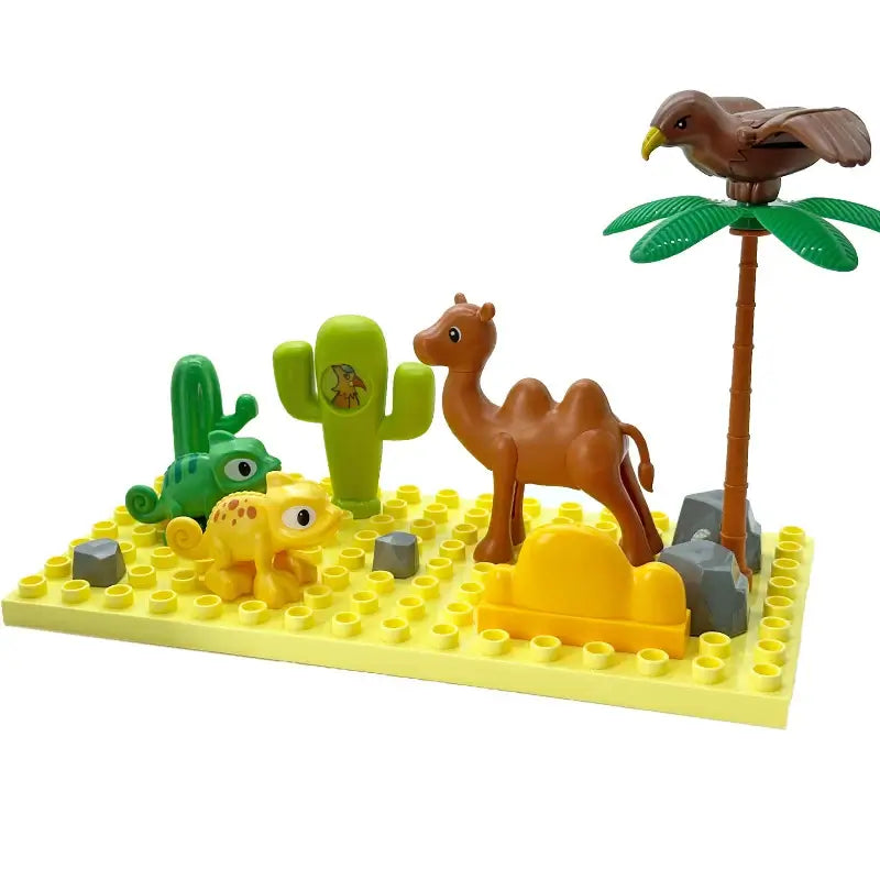 🦒 Petoria™ Tier Bausteine Lernset