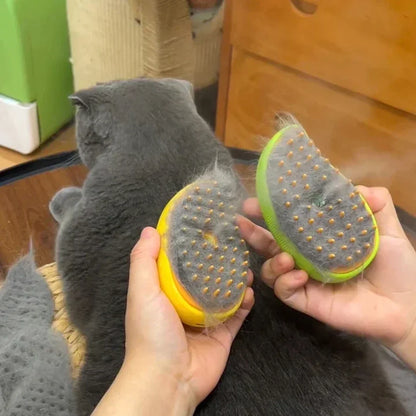 Dampfbürste für Katzen 3-in-1 zur Fellpflege
