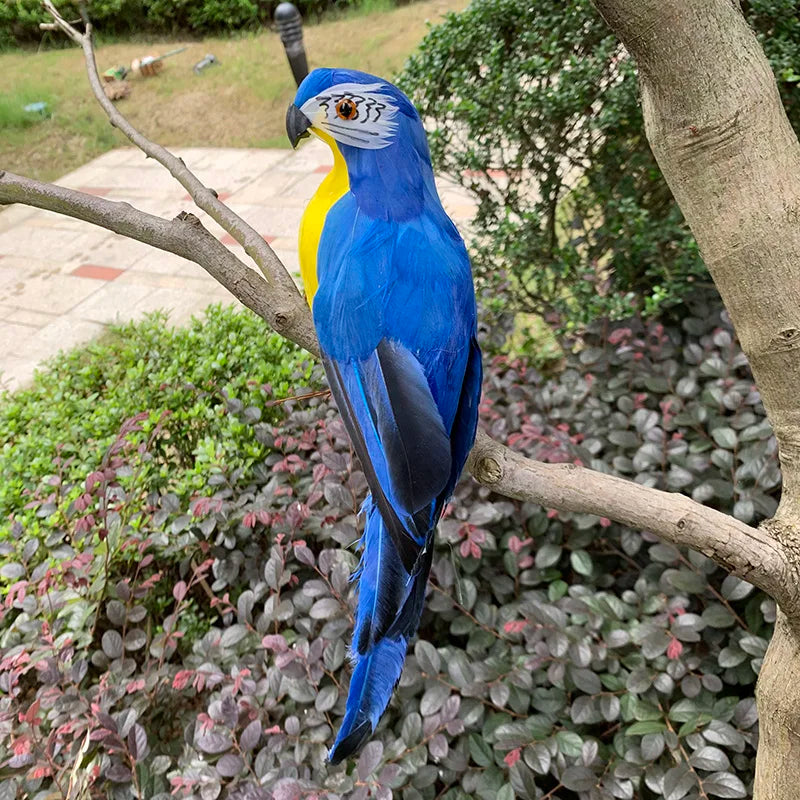 25/35cm Simulation Parrot Garden Decoration Creative Lawn Figurine Ornament Animal Bird Outdoor Garden Party Prop Decoration Petoria Store