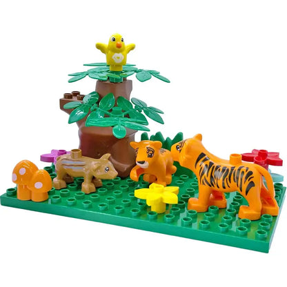 🦒 Petoria™ Tier Bausteine Lernset