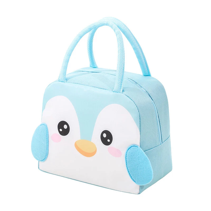 Lunch Bag Cartoon Tier Stereo 3D Aufbewahrung taschen für Kinder im Freien Picknick Lunchbox Hangbag Isolierung wasserdichte Kinder Tasche