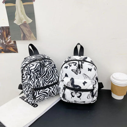 Fashion Women Rucksack Mini Backpack Animal Pattern Printing Handbags High Capacity Travel Bags Casual Bag Cosmetic Bag Rucksack Petoria Store