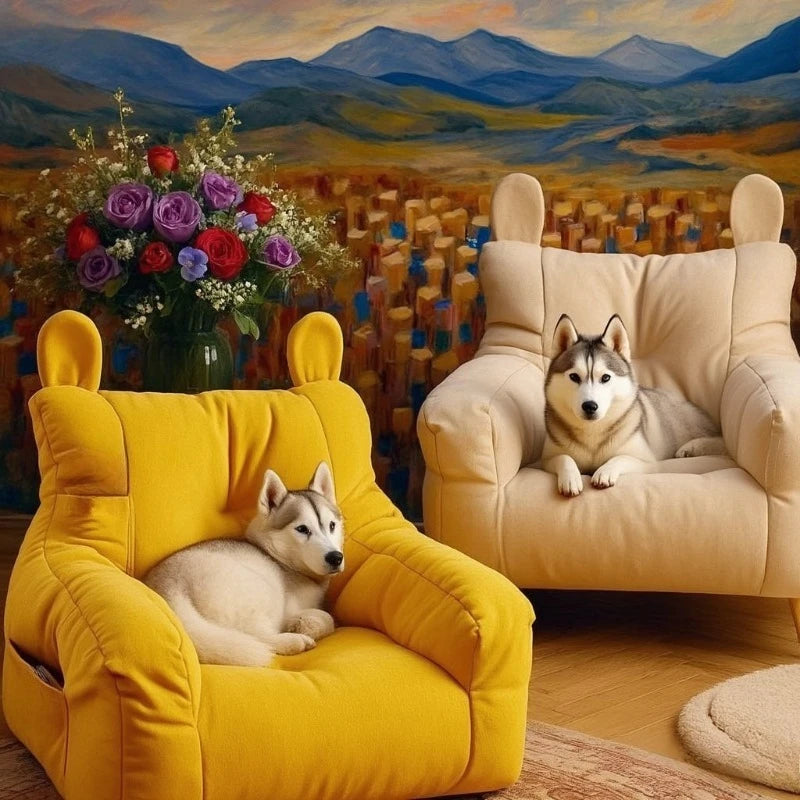 Katzenschlafsofa mit Cartoon-Design