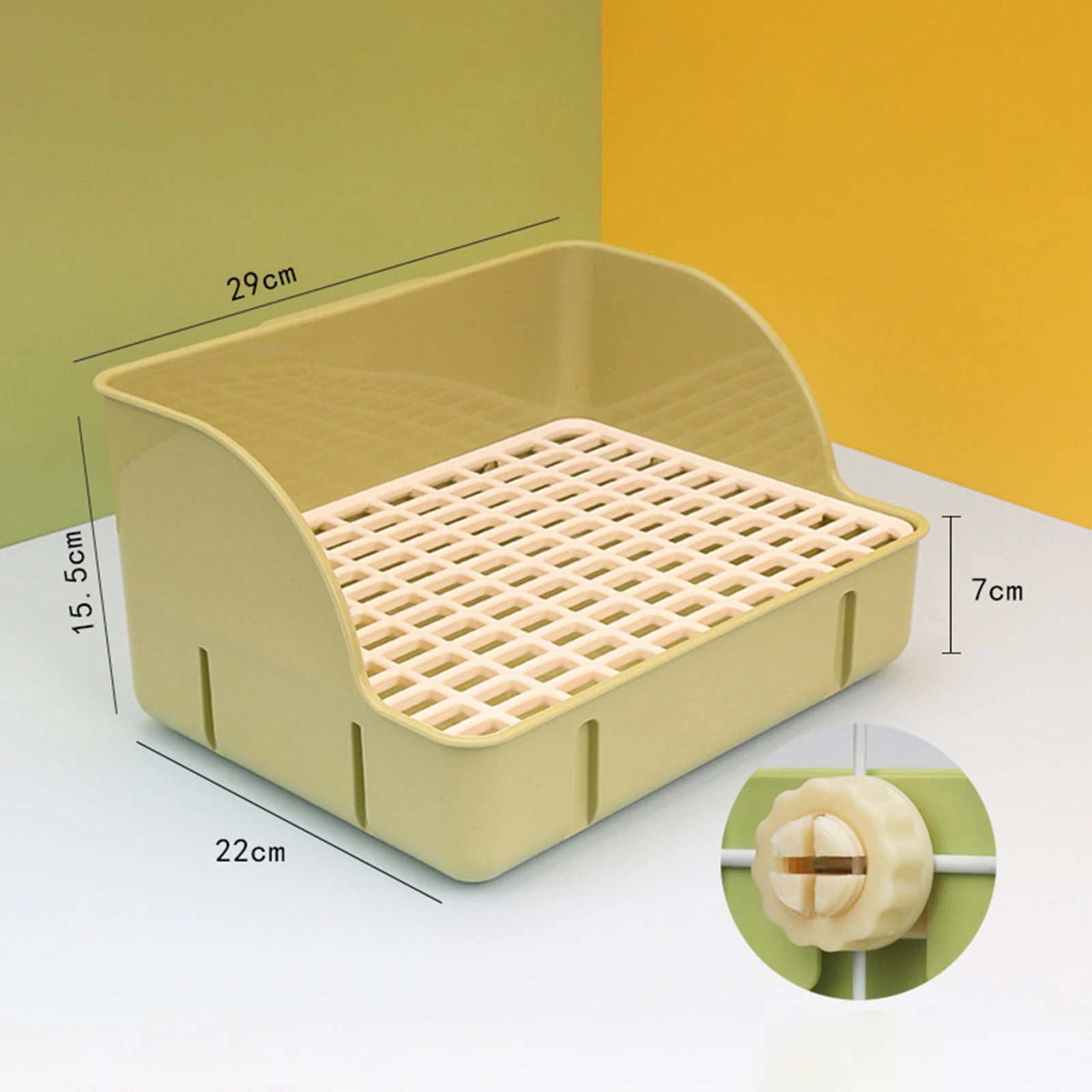 Kaninchen Katzentoilette Haustier Katzentoilette Trainer Hase Katzentoilette Reiniger für Hamster Chinchilla Frettchen Igel Heimtierbedarf