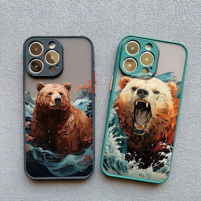 Matte Tier Handyhülle für iPhone Petoria