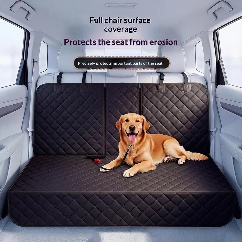 🐾 Petoria® Wasserdichter Autositzbezug für Hunde &amp; Katzen – Rutschfeste Rücksitz-Schondecke für sichere Autofahrten