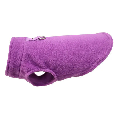 Fleece Hundeweste mit D-Ring Warm und Bequem