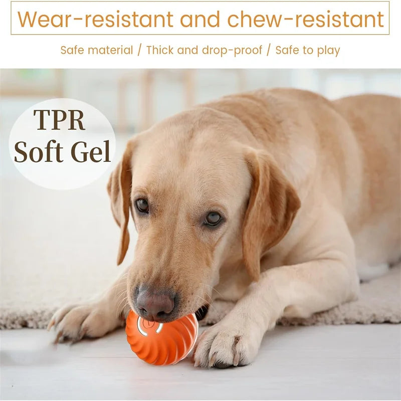Intelligentes Hundespielzeug, Ball, elektronisch, interaktiv, Haustierspielzeug, beweglicher Ball, USB, automatisch bewegend, hüpfend, für Welpen, Geburtstagsgeschenk, Katzenprodukt