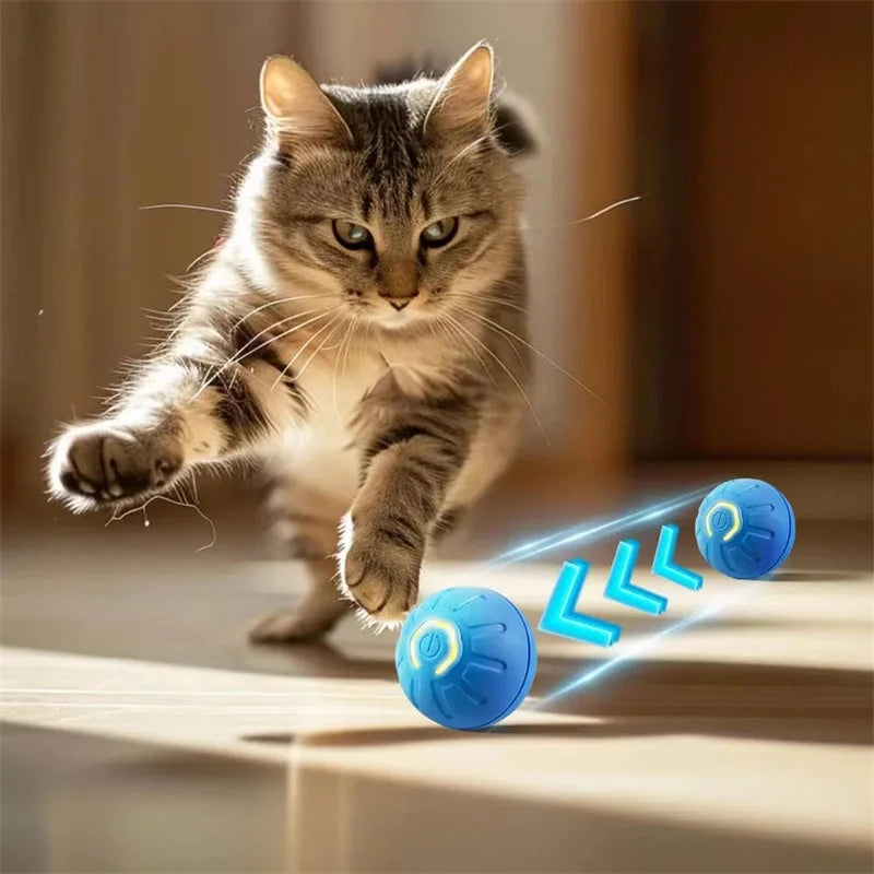 Intelligentes Hundespielzeug, Ball, elektronisch, interaktiv, Haustierspielzeug, beweglicher Ball, USB, automatisch bewegend, hüpfend, für Welpen, Geburtstagsgeschenk, Katzenprodukt