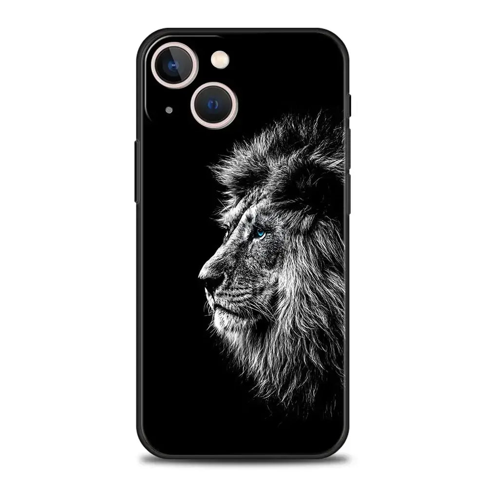 Löwen Handyhülle für iPhone mit Robustem Schutz