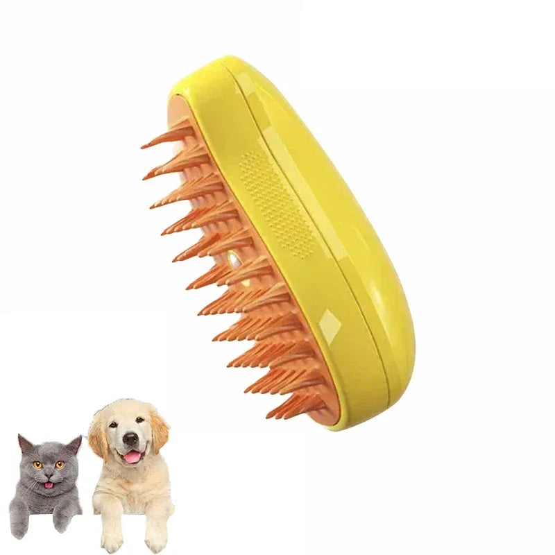 Dampfbürste für Katzen 3-in-1 zur Fellpflege