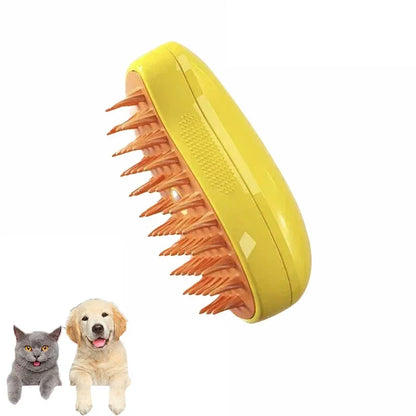 Dampfbürste für Katzen 3-in-1 zur Fellpflege