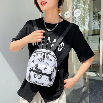 Fashion Women Rucksack Mini Backpack Animal Pattern Printing Handbags High Capacity Travel Bags Casual Bag Cosmetic Bag Rucksack Petoria Store