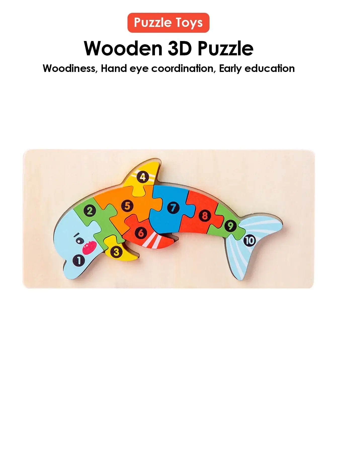 🧩 Petoria™ 3D Holz Tier Puzzle