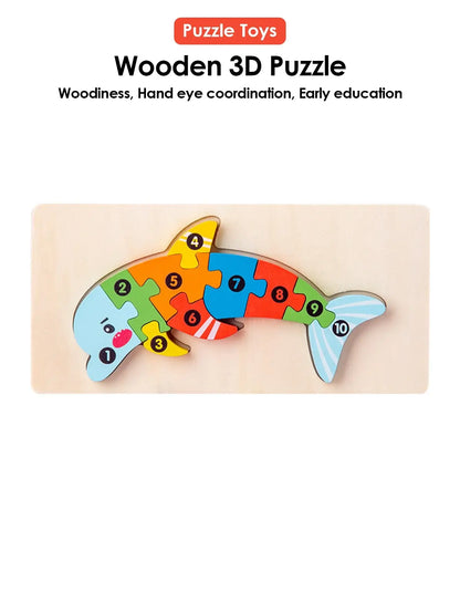 🧩 Petoria™ 3D Holz Tier Puzzle