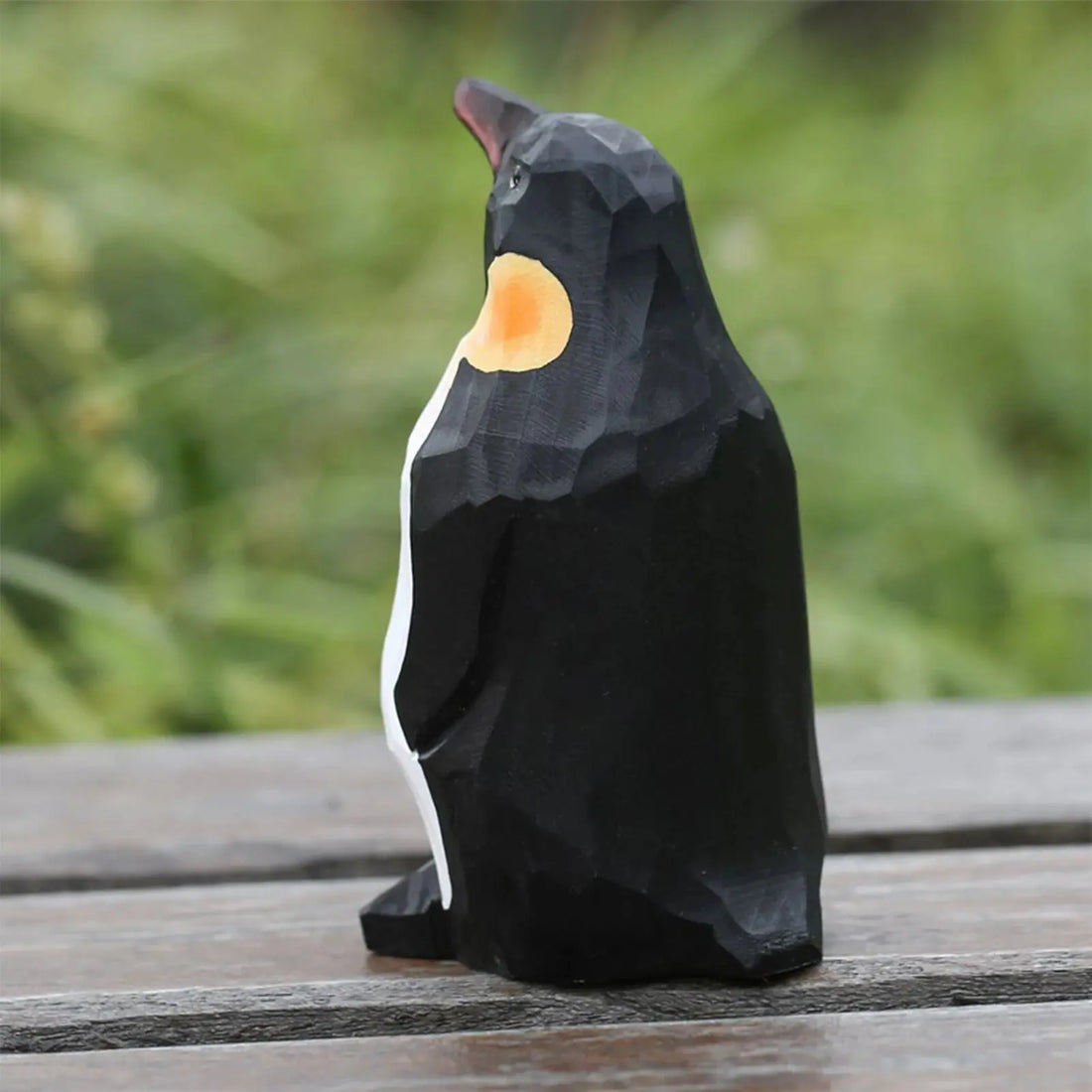 Pinguin Holzfigur – Handgeschnitzte Tierdekoration Petoria